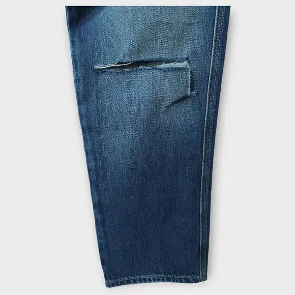 NEW Women FRAME Le Original High Rise Straight Fit Above Ankle Blue Jean Size 29 - Picture 4 of 10
